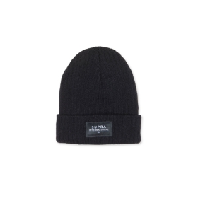 Supra ICON INTERNATIONAL BEANIE Hatt Tilbehør Svart/Svart/Hvite | NO-59811